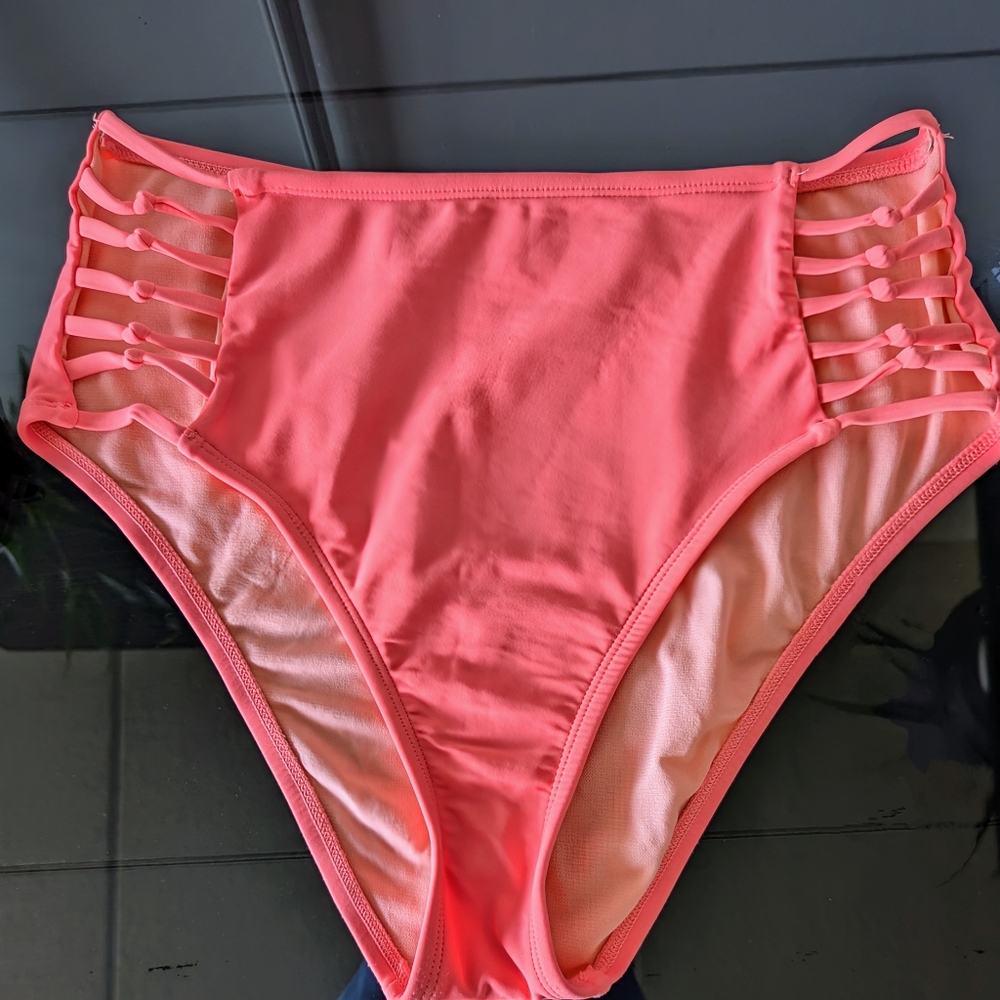 Shade and Shore High Waisted Sexy Bikini Bottoms M
